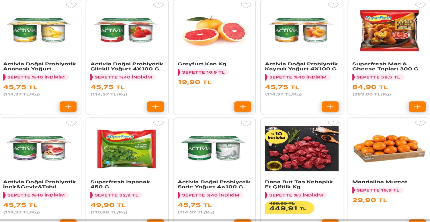 Taze perşembe kampanyası başladı! Elinizi çabuk tutun... Peynir, et, meyve, sebze yüzde 40 indirimde