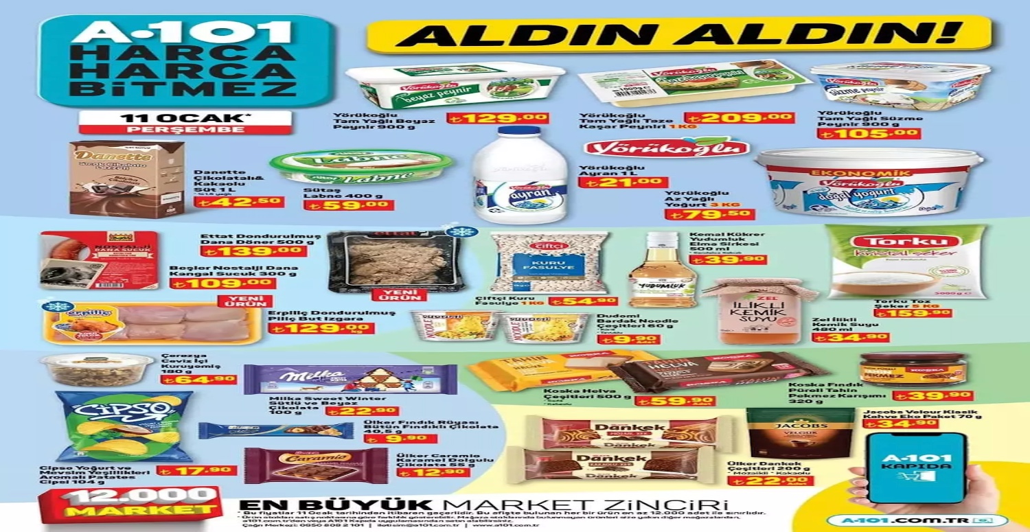 TEMEL GIDA VE KAHVALTILIK ÜRÜNLERİ DİP FİYATI GÖRECEK