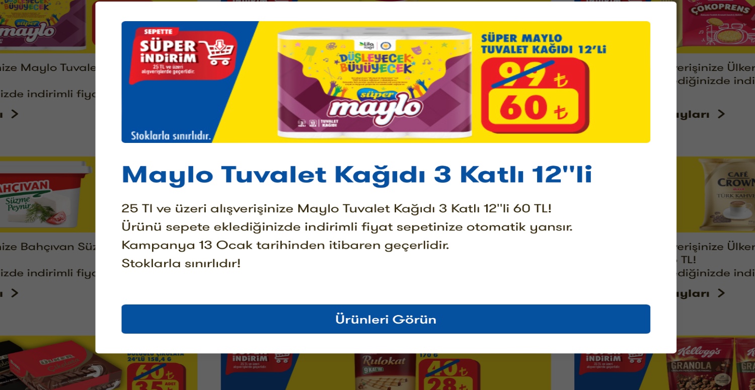TUVALET KAĞIDI 60 TL’YE KADAR DÜŞÜYOR