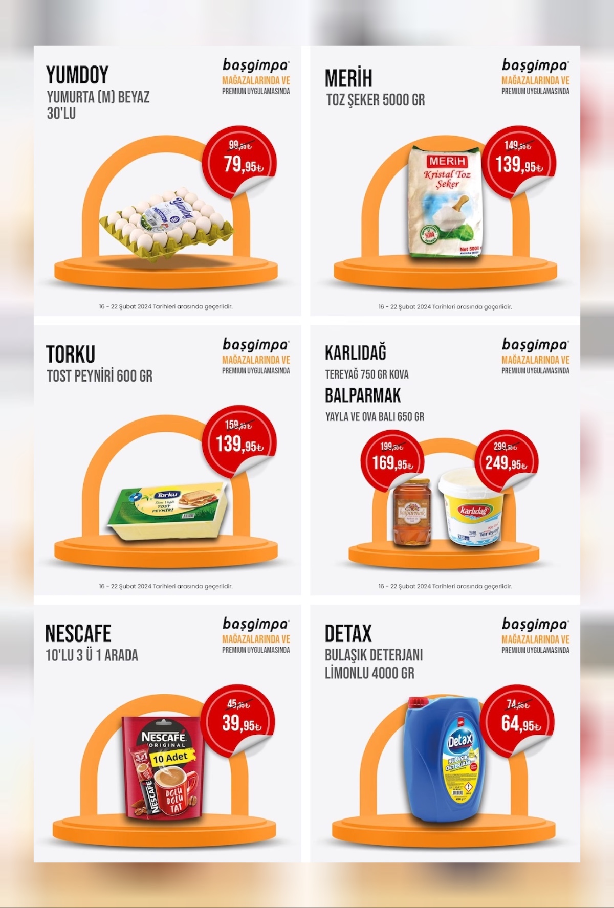 79 TL’ye 30’lu yumurta, 269 TL’ye 7 kilo çamaşır deterjanı alacaksınız! O market duyurdu