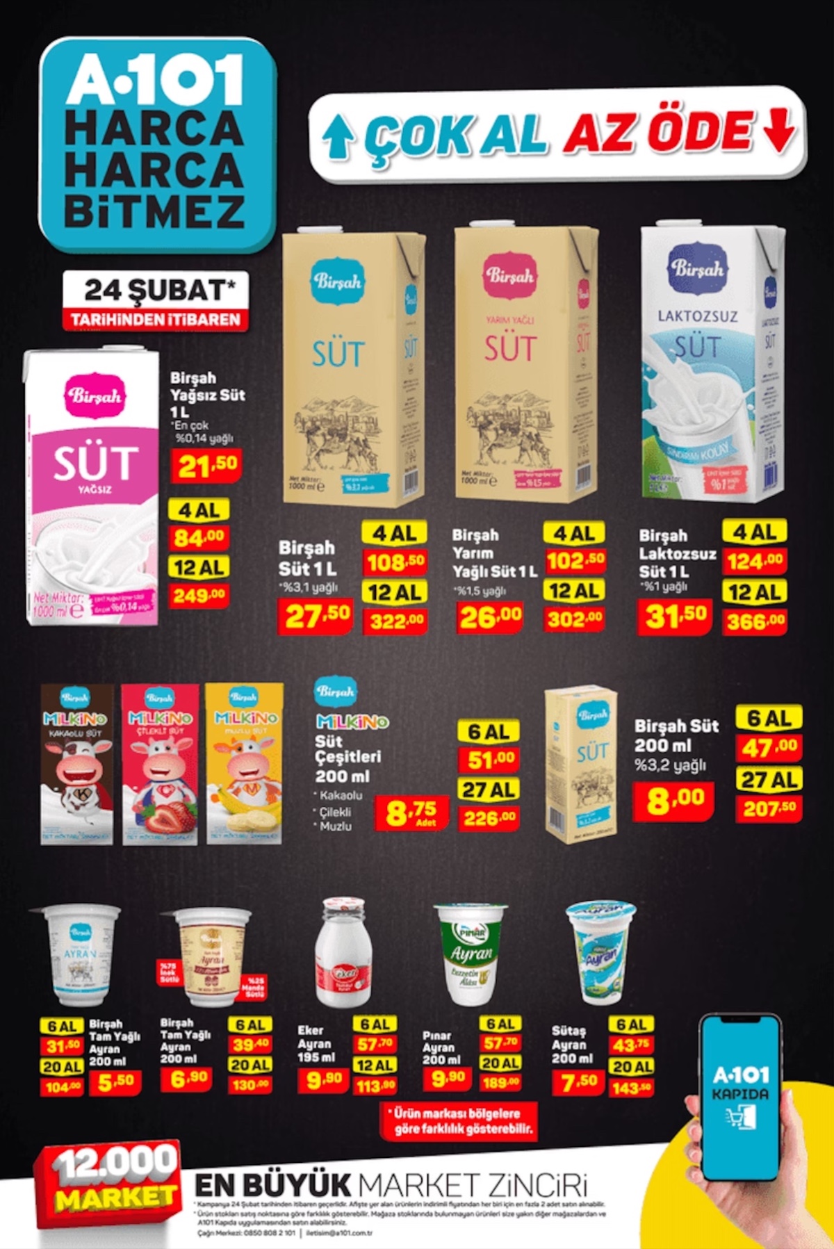 A101 marketlerde çok al az öde kampanyası başlatıldı’ Kampanyadan 1 Mart’a kadar yararlanabileceksiniz