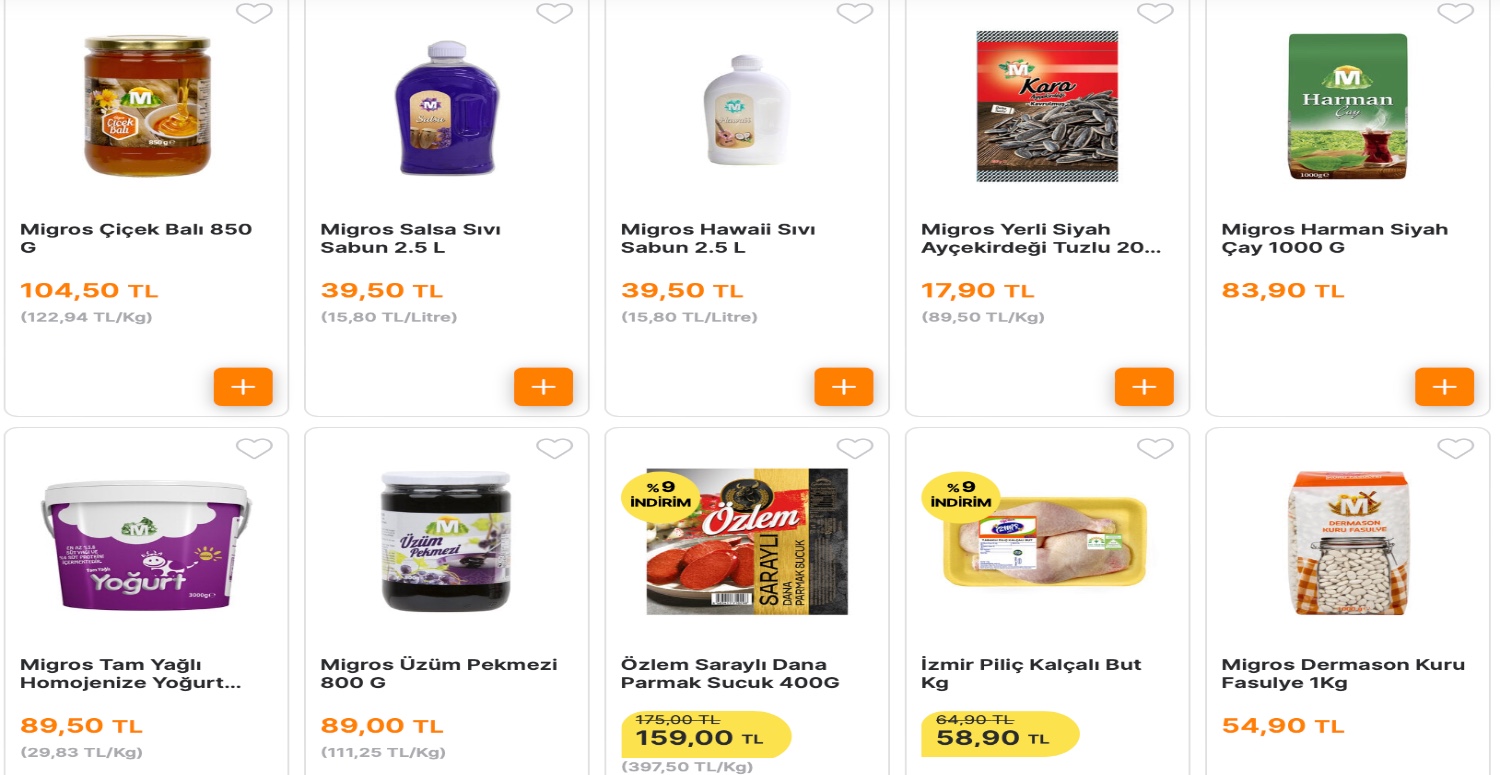 Aile bütçesine dost ürünler satışa çıktı! Sucuk piliç yoğurt çay hepsi indirimde