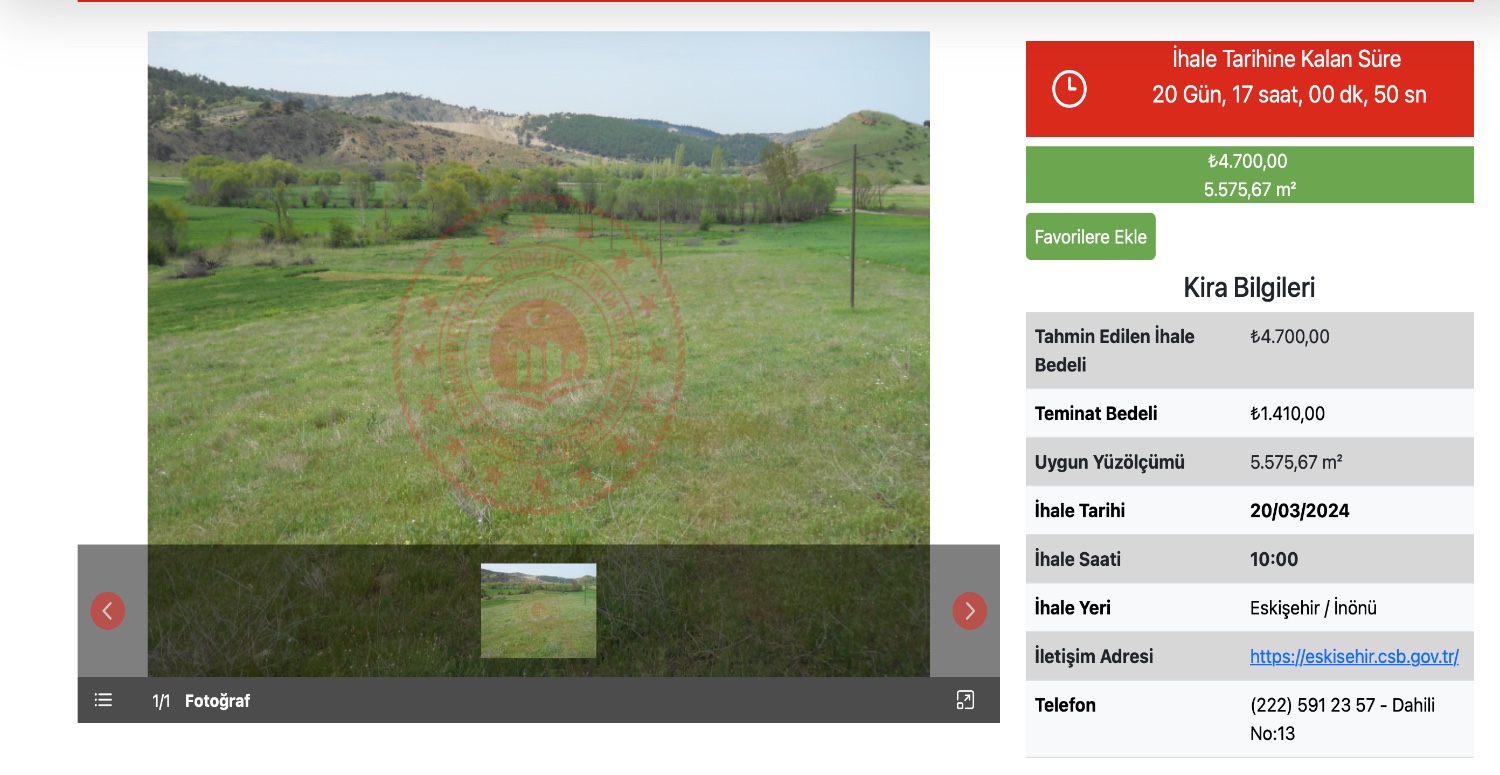 Ayda 4.700 TL ödeyerek kocaman tarlayı kiralayacaksınız! Eskişehir'de olanlar yaşadı