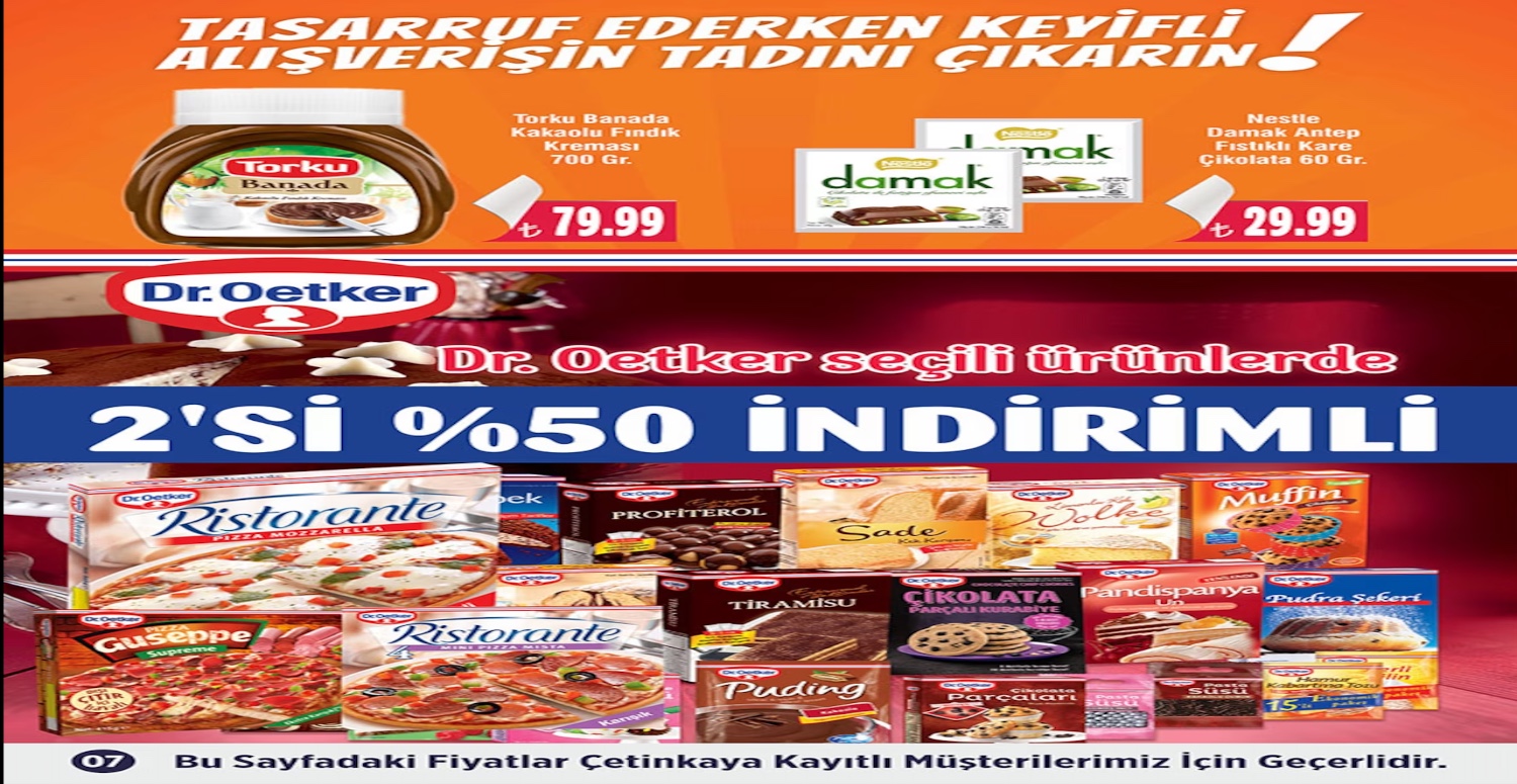 BİR ÜRÜN ALANA İKİNCİSİ %50 İNDİRİMLİ SATIŞTA
