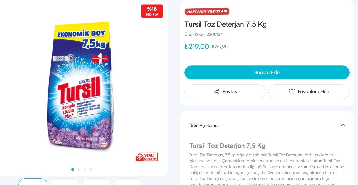 Bulaşık ve çamaşır makinesi deterjanın da yüzde 26 indirim! Son ürünleri almak için ortalık karıştı