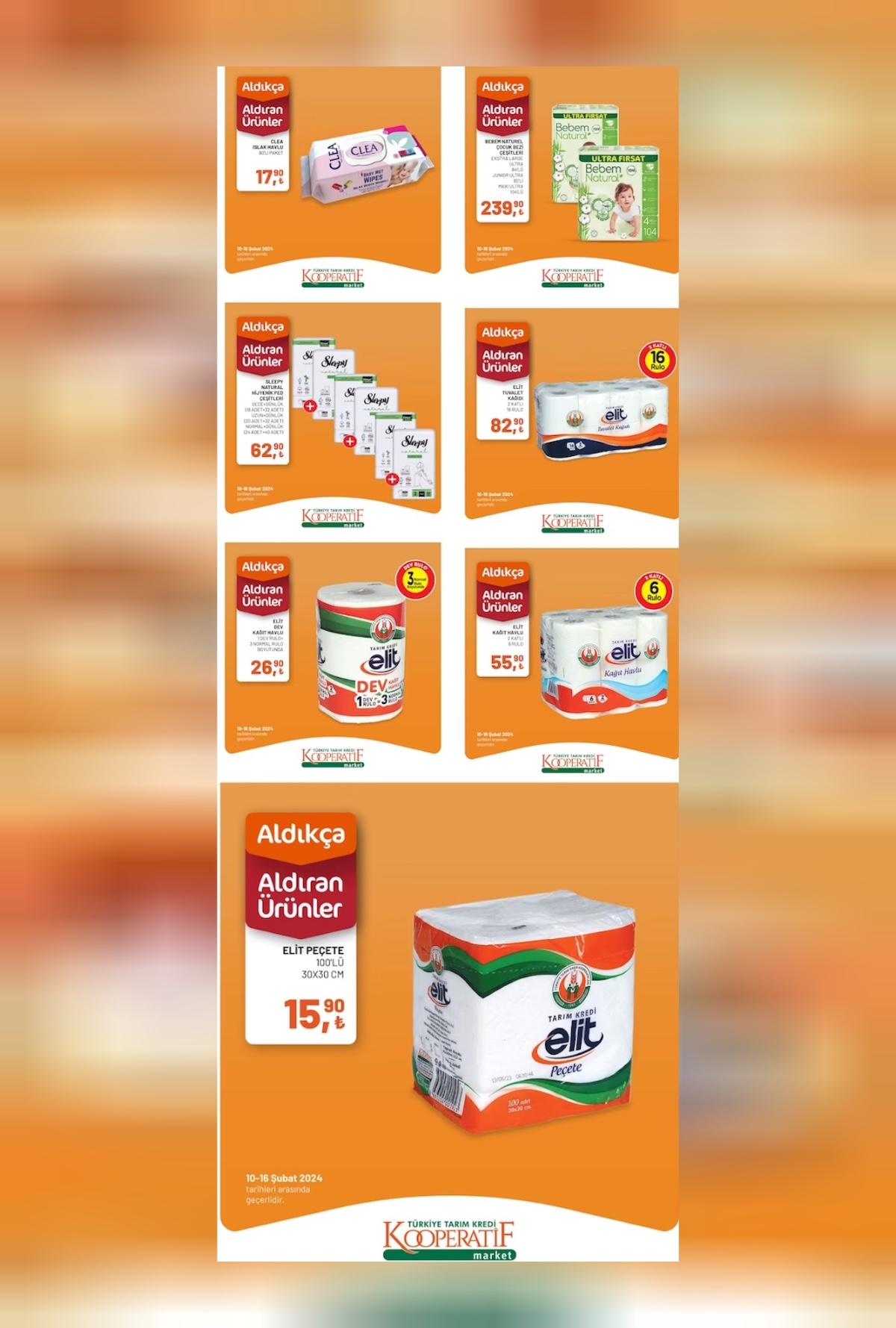 Dev tuvalet kağıdı 82 TL’ya kadar düşecek… Yanında da 55 TL’ye havlu kağıdını kaptınız mı tamam!