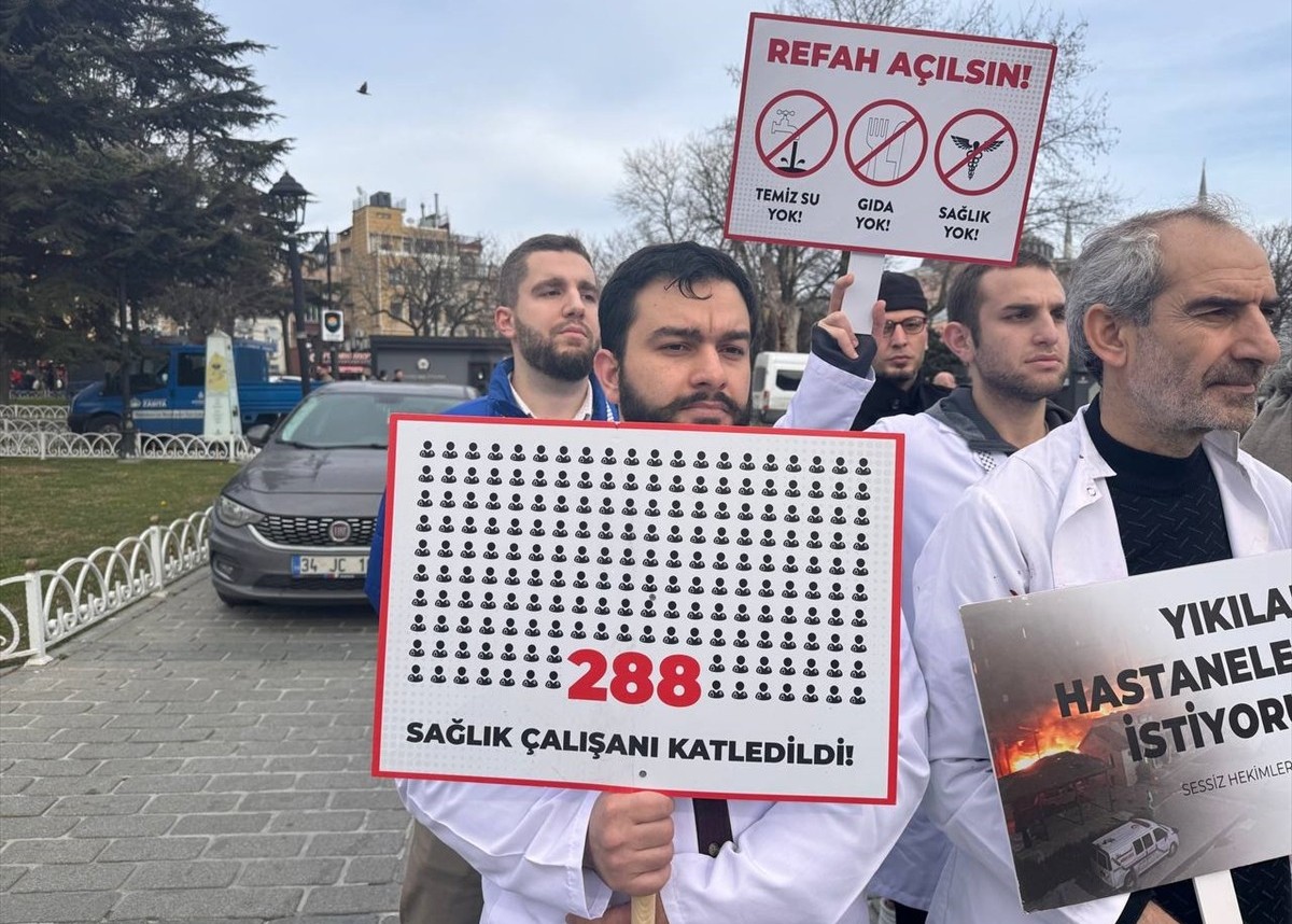 gazze sessiz yürüyüş