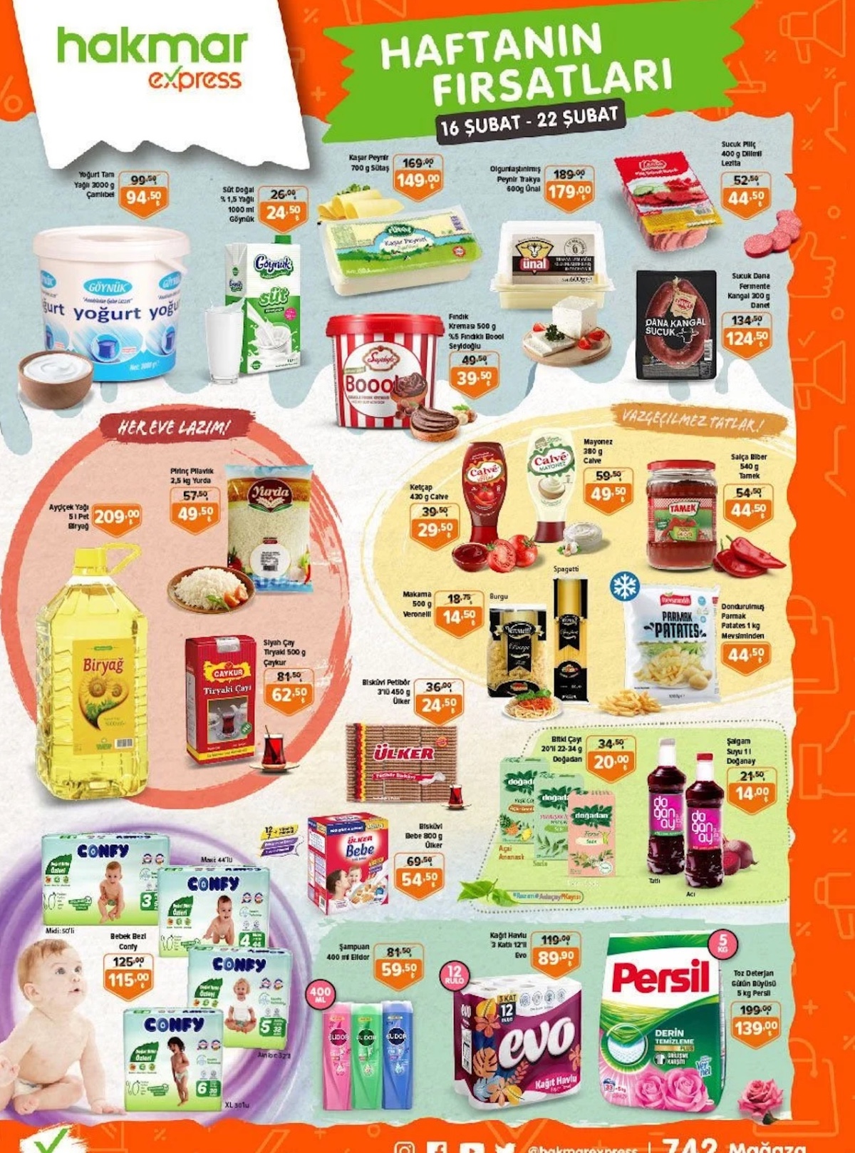 Hakmar Express 16 22 Şubat aktüel kataloğu