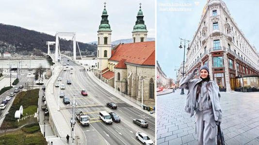 Hande Erçel ve Hakan Sabancı, Macaristan’da sarayda aşk tatili yapıyor!