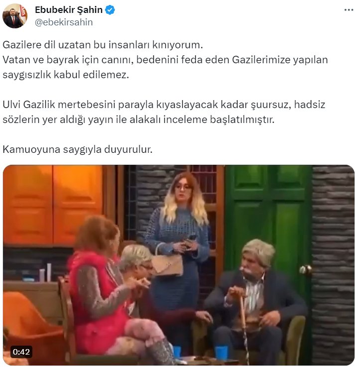 RTÜK’ten Güldür Güldür Show’a Gazilerle İlgili Skeç Nedeniyle Soruşturma