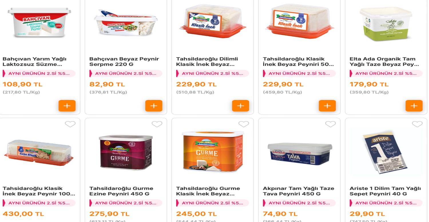 Peynirlerin ikincisi yüzde 50 indirimli! Peynir stoklamak isteyen koştur koştur marketin yolunu tuttu