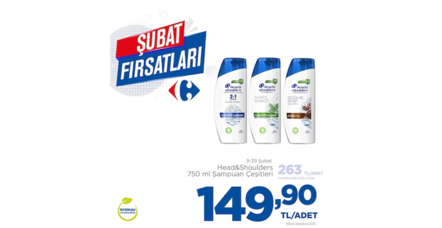 Şampuanlar en dip fiyata satışa çıkartıldı! O marketin Şubat fırsatları tüm marketleri solladı