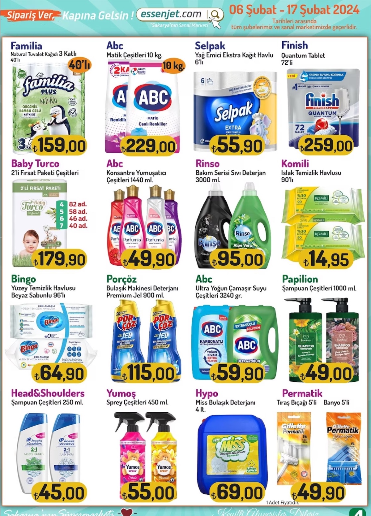 Süper fırsatlar başladı! Ayçiçek yağı 159, tuvalet kağıdı 40’lı 149 TL’ye düşüyor