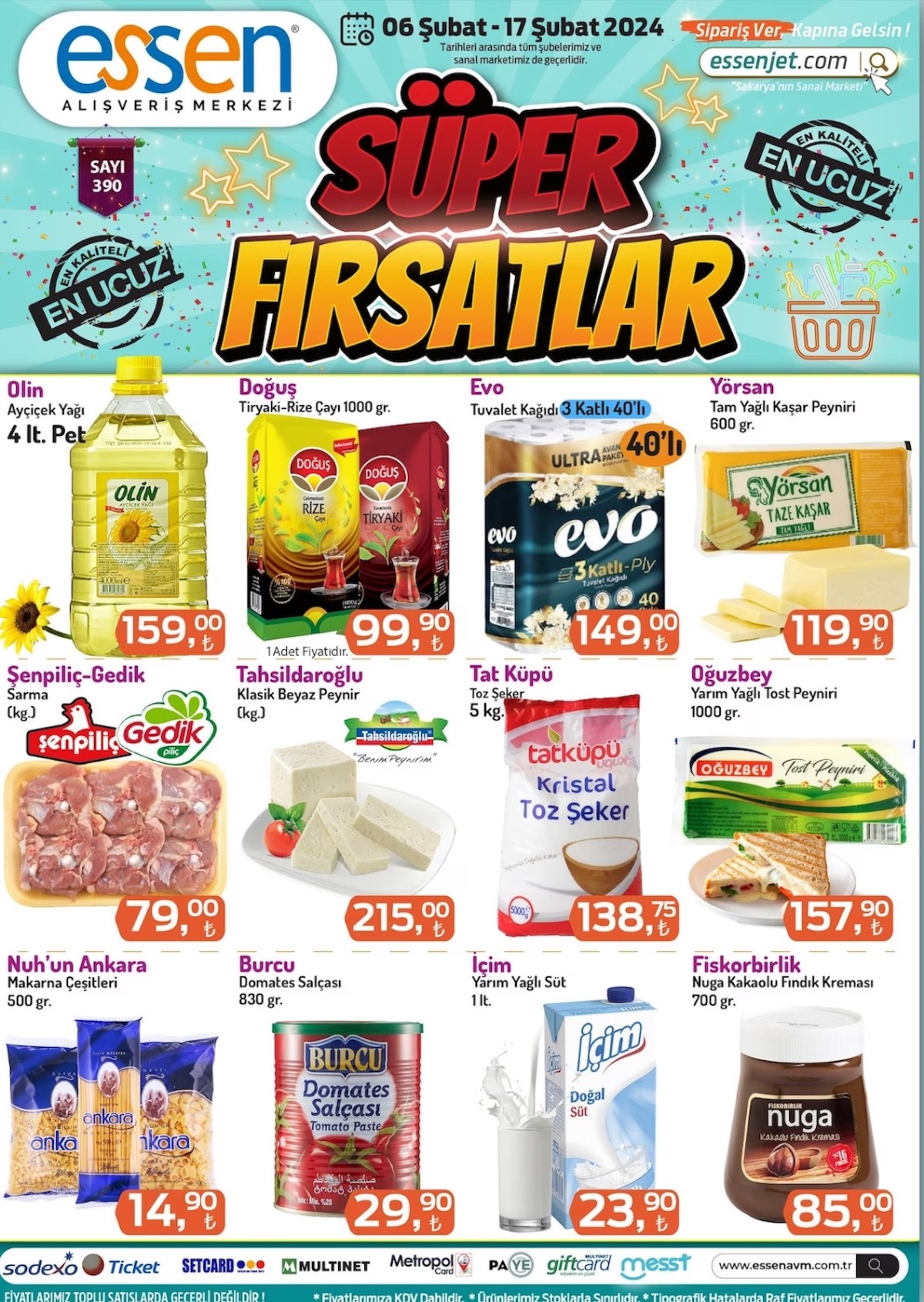 Süper fırsatlar başladı! Ayçiçek yağı 159, tuvalet kağıdı 40’lı 149 TL’ye düşüyor