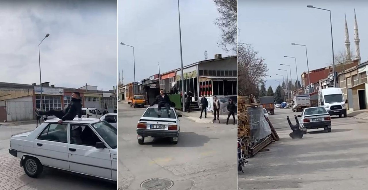 otomobil tavanında seyahat