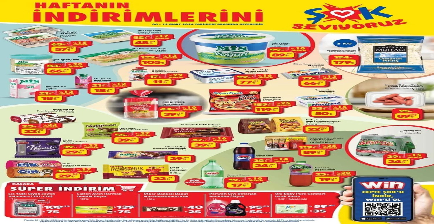 ŞOK MARKET AKTÜEL 6 MART