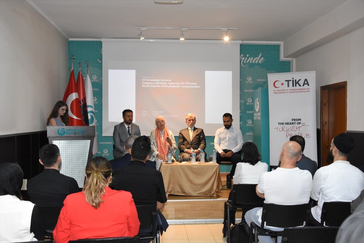 Arnavutluk'ta Fetullahçı Terör Örgütü'nün (FETÖ) 15 Temmuz'daki darbe girişiminin anlatıldığı "15...