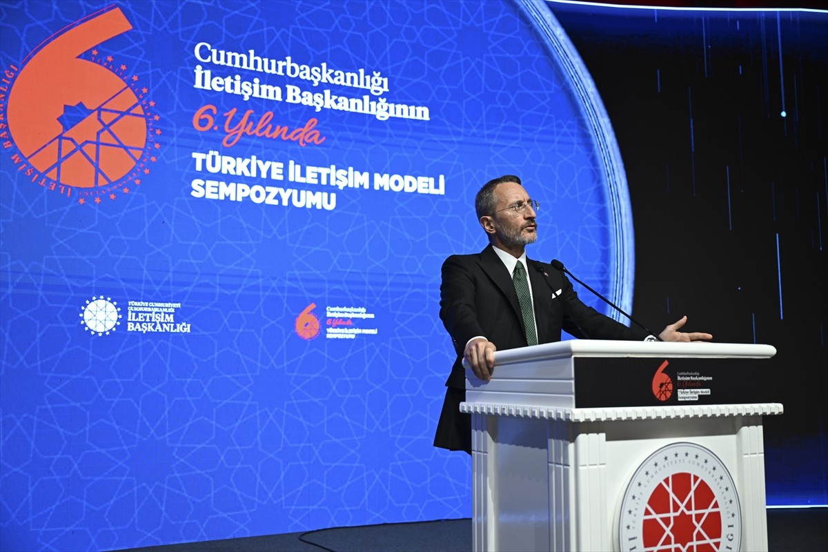 Cumhurbaşkanlığı İletişim Başkanı Fahrettin Altun, Ankara'da düzenlenen "Cumhurbaşkanlığı İletişim...