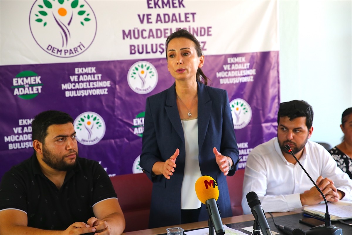Halkların Eşitlik ve Demokrasi Partisi (DEM Parti) Eş Genel Başkanı Tulay Hatımoğulları Oruç...