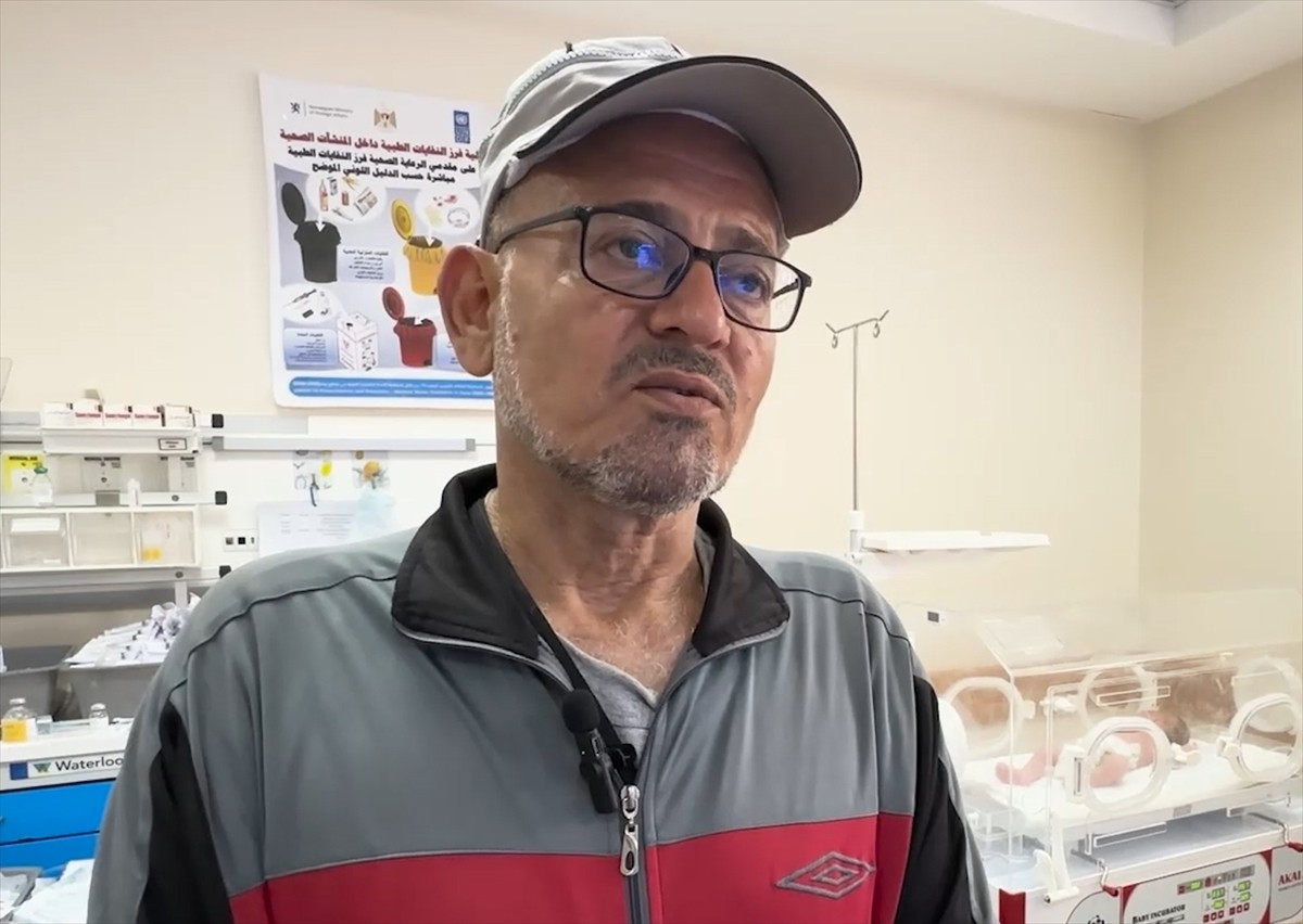 İsrail'in vurduğu Filistinli hamile kadının bebeği, sezaryen operasyonuyla hayata tutundu....