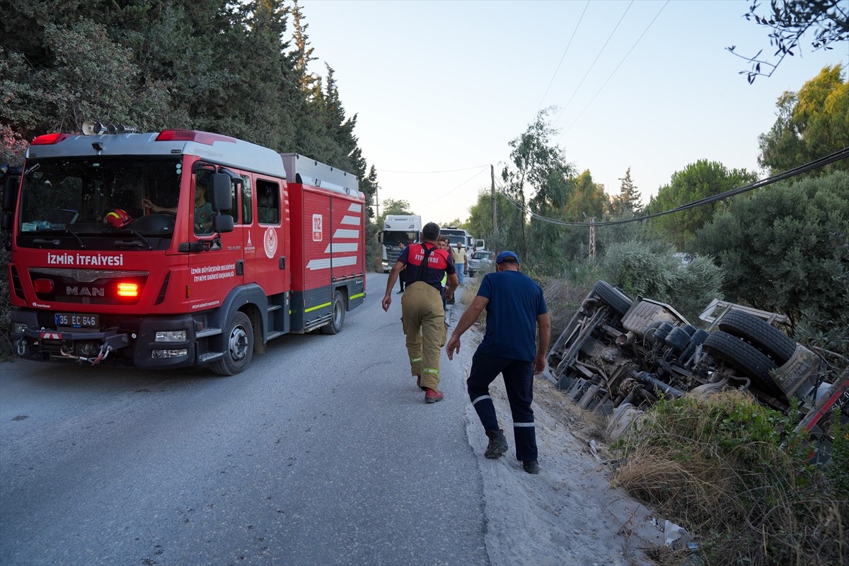 İzmir'in Urla ilçesinin Çeşmealtı Mahallesi'ndeki yerleşim yerlerine yakın ormanlık alanda, henüz...