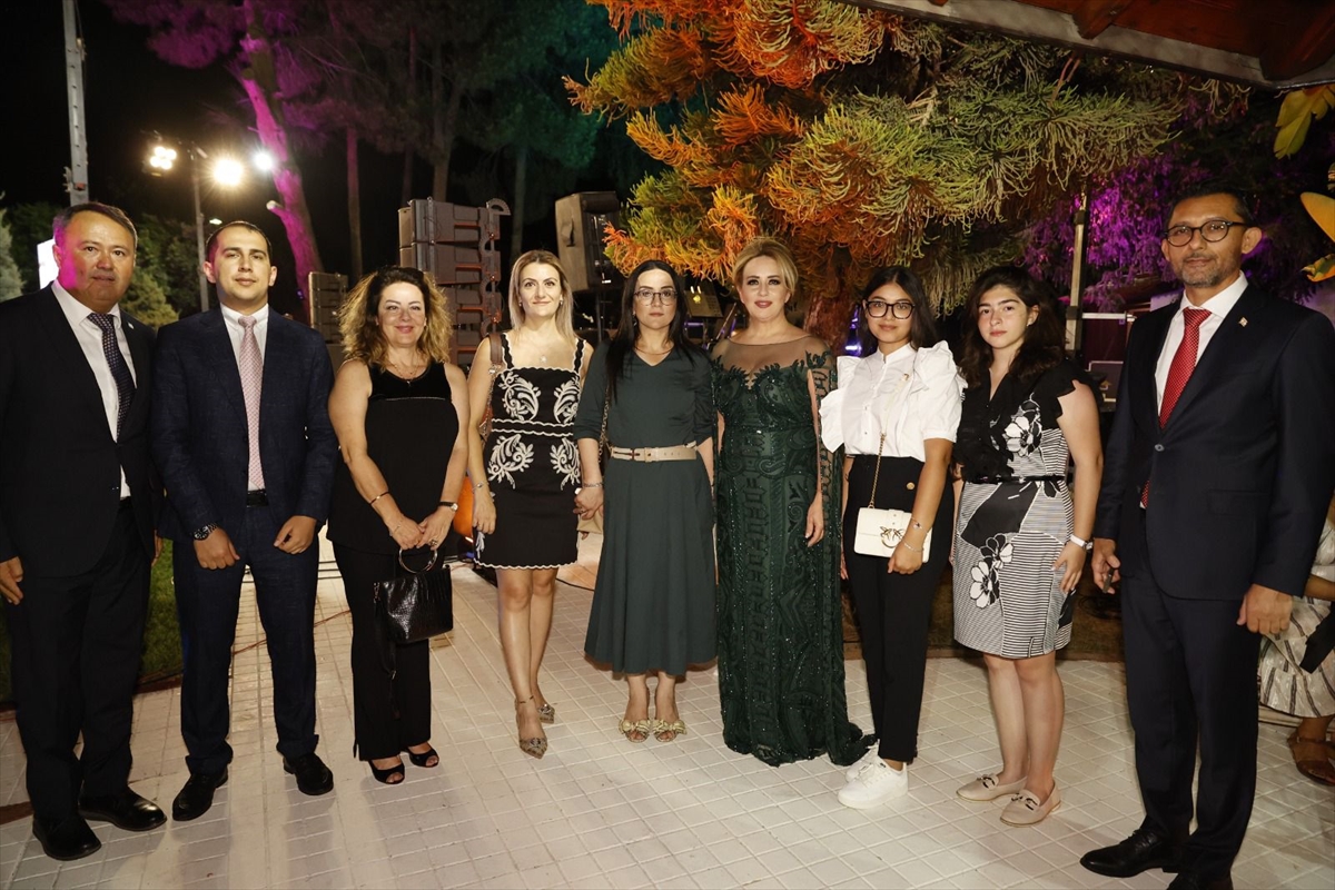 Kuzey Kıbrıs Türk Cumhuriyeti (KKTC) Cumhurbaşkanı Ersin Tatar ve eşi Sibel Tatar, 20 Temmuz Barış...