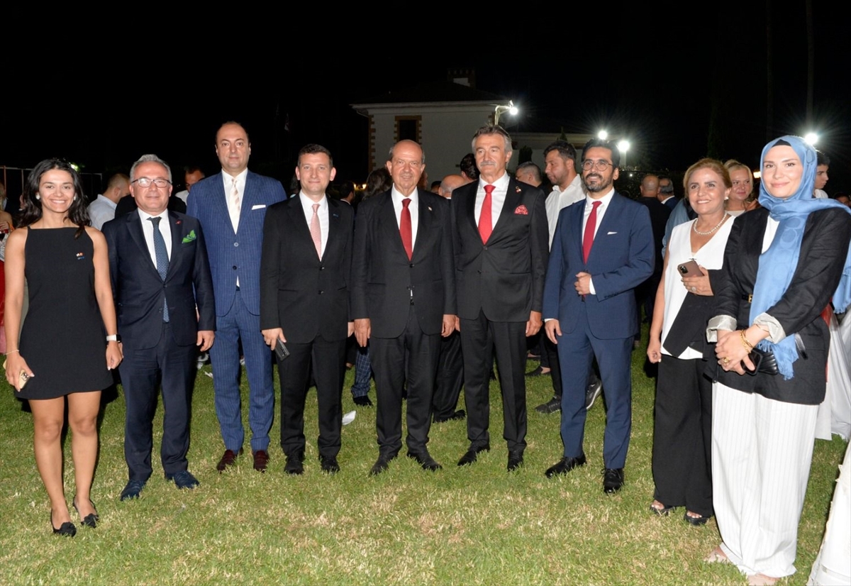 Kuzey Kıbrıs Türk Cumhuriyeti (KKTC) Cumhurbaşkanı Ersin Tatar ve eşi Sibel Tatar, 20 Temmuz Barış...