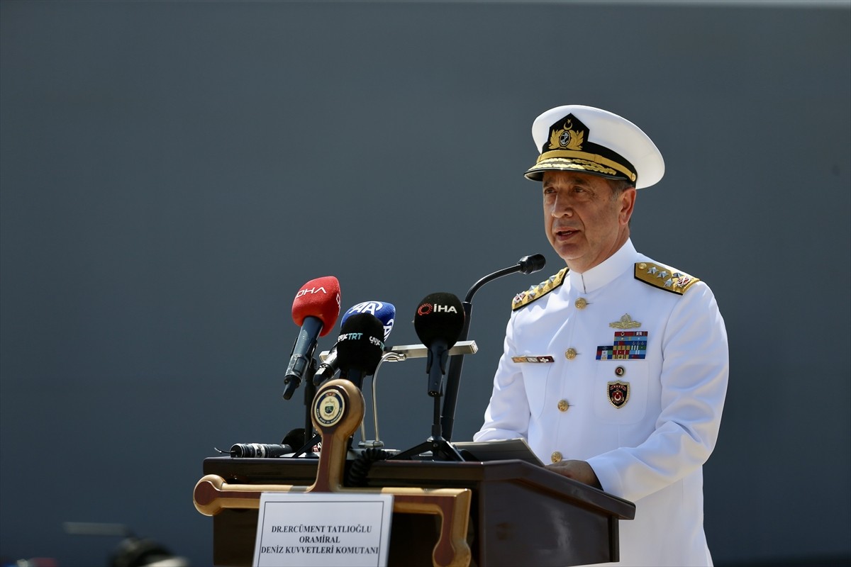 Muğla'nın Marmaris ilçesindeki Aksaz Deniz Üssü'nde, TCG Kuşadası ve TCG Kumkale gemilerinin Katar...