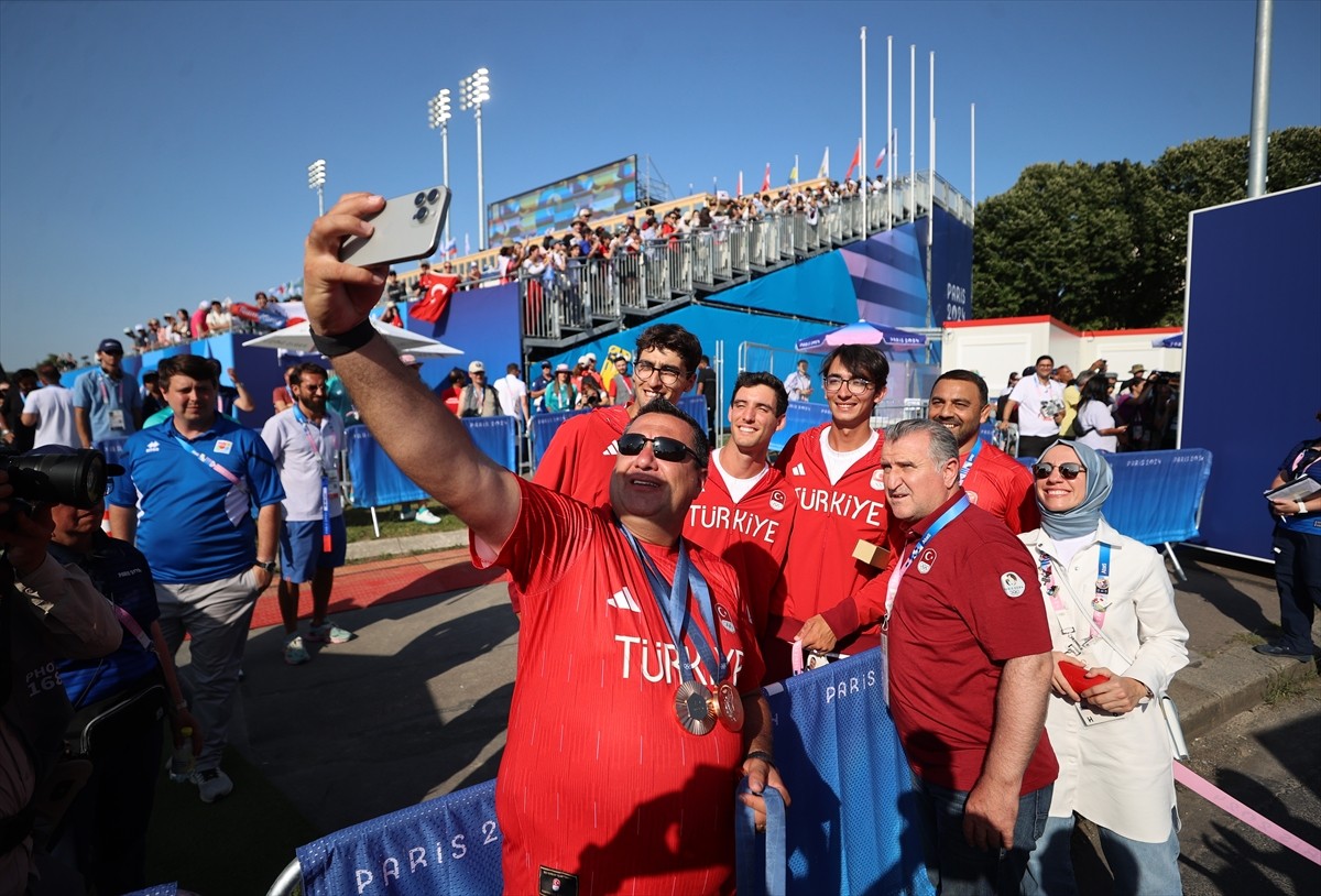 Paris 2024 Olimpiyat Oyunları'nda Paris'teki Les Invalides'te gerçekleştirilen müsabakalarda...