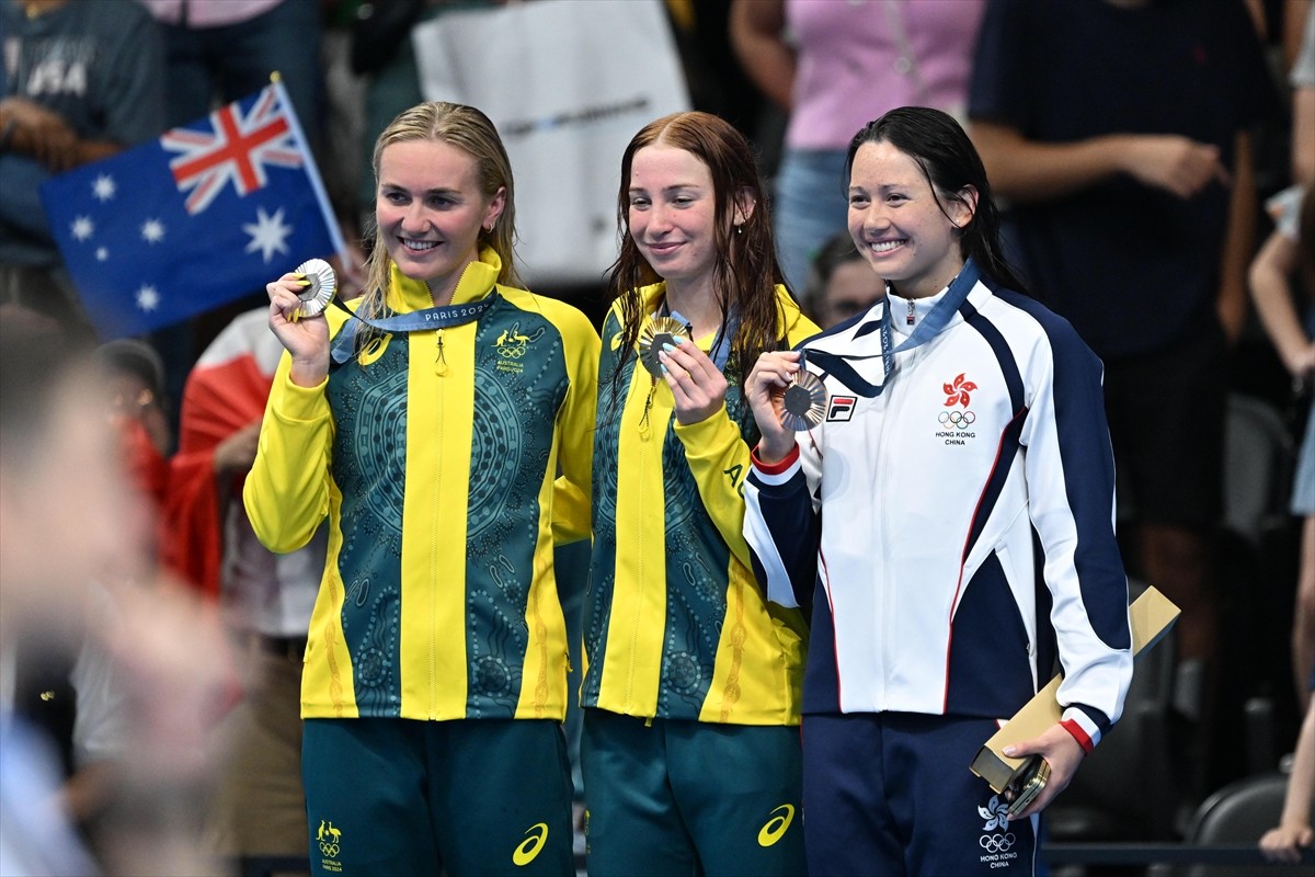 Paris 2024 Olimpiyat Oyunları'nın yüzme branşında kadınlar 200 metre serbestte olimpiyat rekoru...