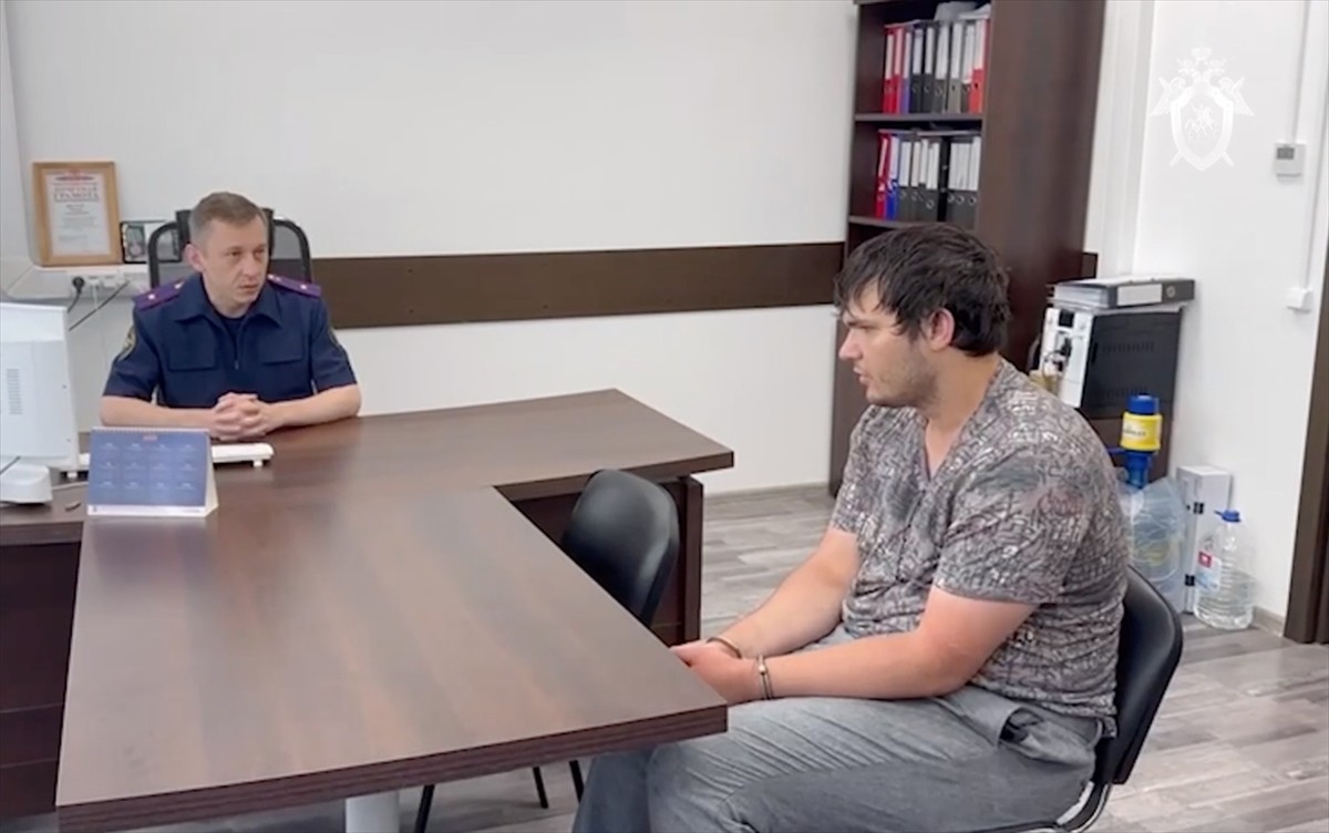 Rusya Federal Güvenlik Servisi (FSB), Moskova'nın kuzeyinde, içinde Rus askeri görevlisinin...