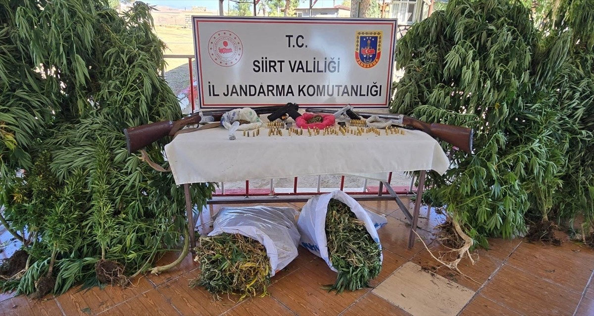 Siirt'in Kurtalan ilçesinde düzenlenen uyuşturucu operasyonunda, 7 kilo 500 gram kubar esrar...