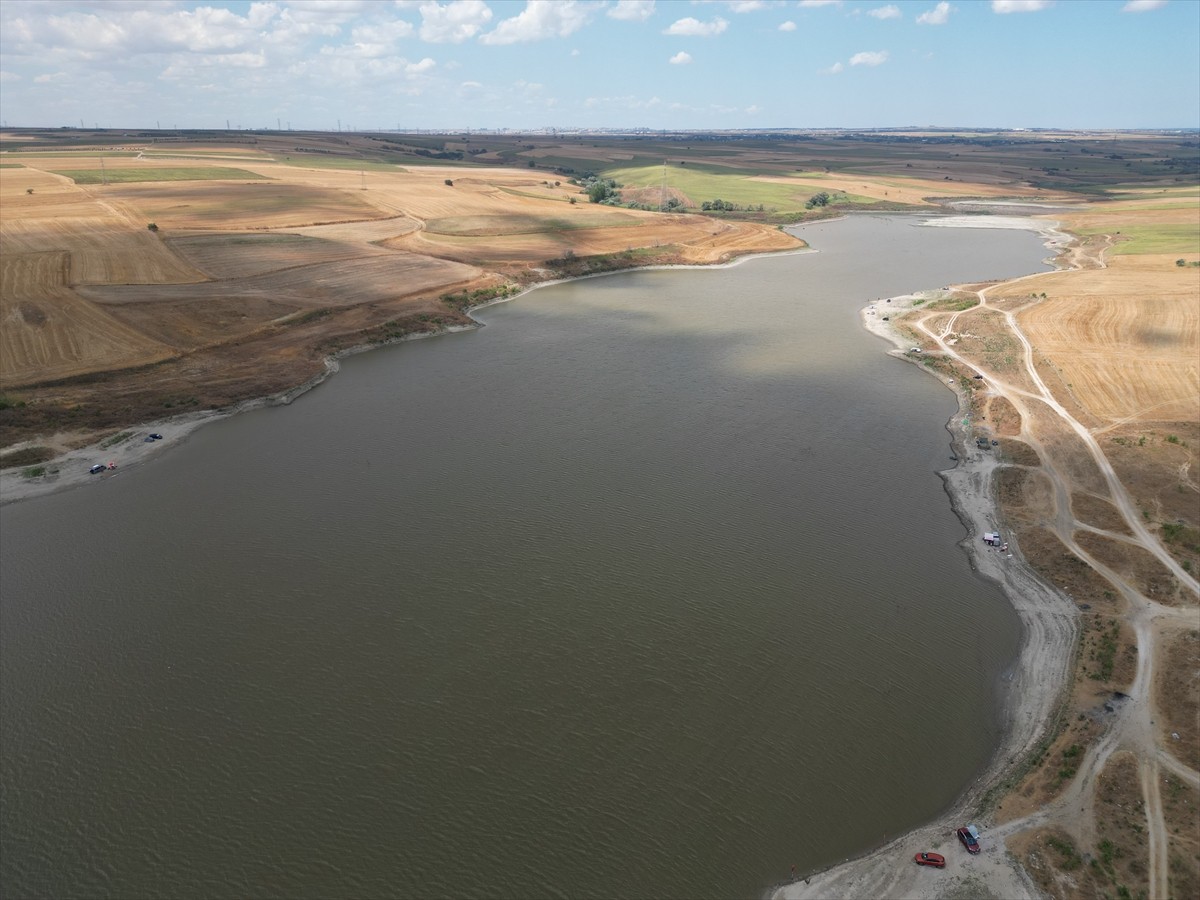 Tekirdağ'ın Marmaraereğlisi ilçesindeki sulama için kullanılan ve ilçedeki bazı mahallere içme...