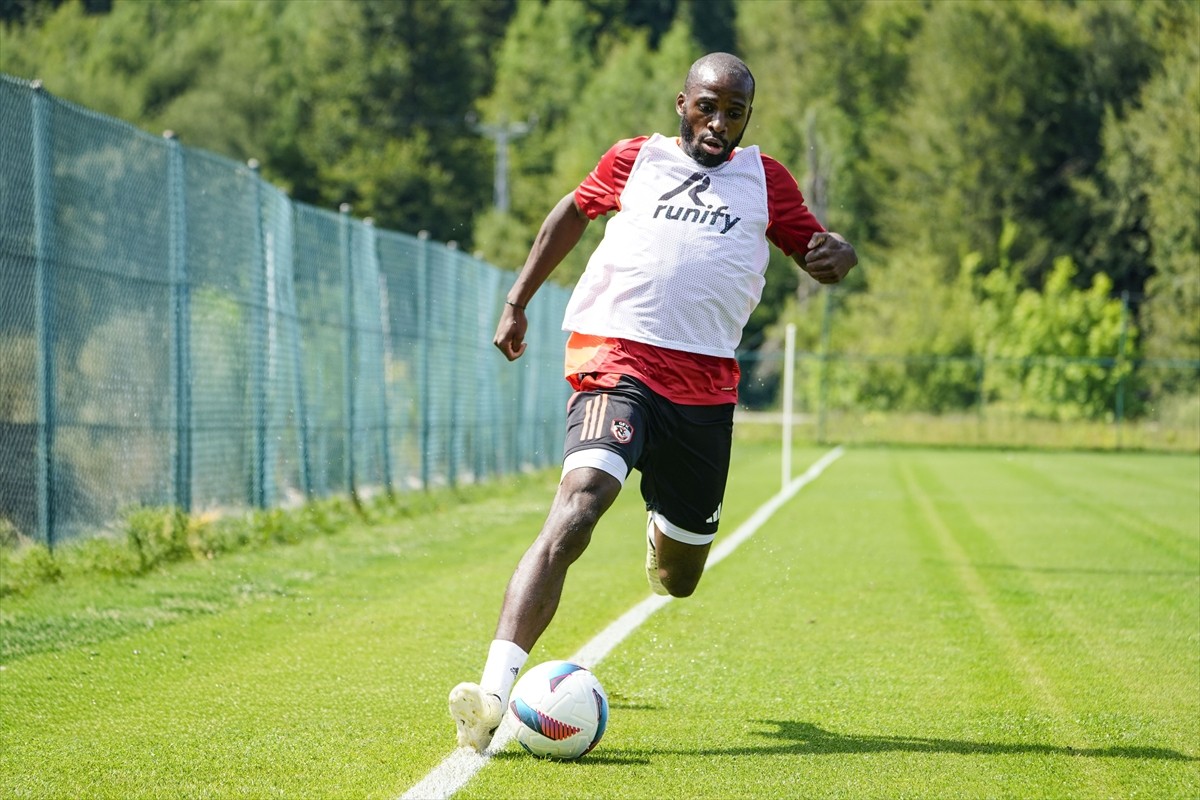 Trendyol Süper Lig ekiplerinden Gaziantep FK'nin yeni sezon hazırlıkları kapsamında kampta...