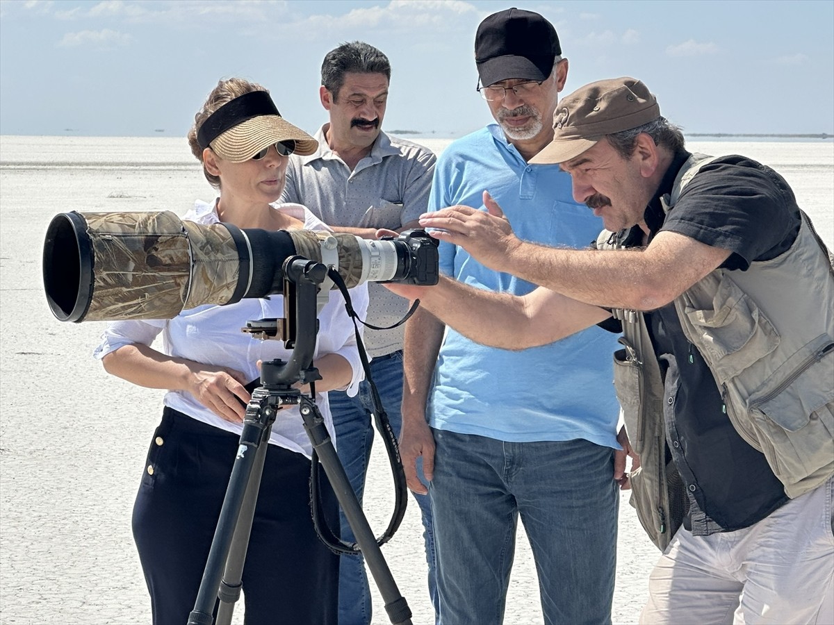 Tuz Gölü Özel Çevre Koruma Bölgesi'nde bu yıl 4 bin 300 yavru flamingonun yumurtadan çıktığı...