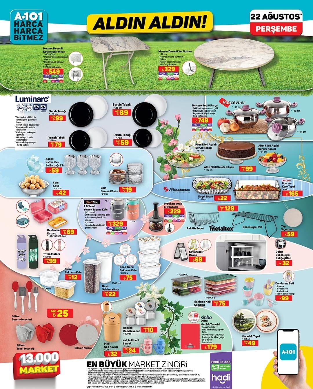 A101 22-28 Ağustos 2024 Kataloğu Yayınlandı! Cazip Fırsatlar Sizi Bekliyor: İşte İndirime Giren Ürünler