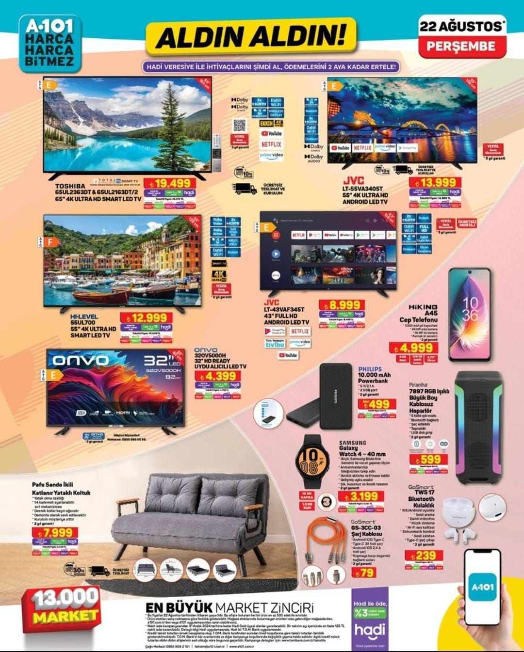 A101 22-28 Ağustos 2024 Kataloğu Yayınlandı! Cazip Fırsatlar Sizi Bekliyor: İşte İndirime Giren Ürünler