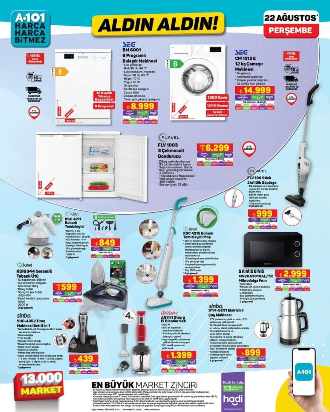 A101 22-28 Ağustos 2024 Kataloğu Yayınlandı! Cazip Fırsatlar Sizi Bekliyor: İşte İndirime Giren Ürünler