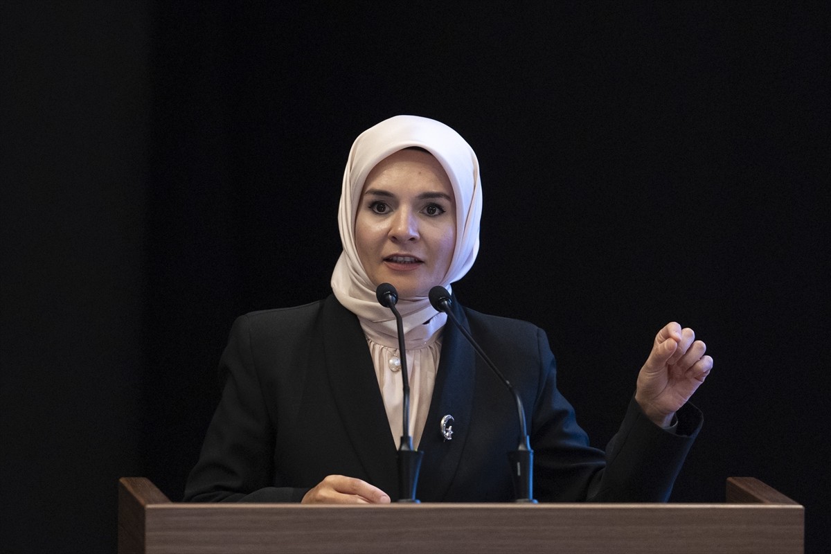 Aile ve Sosyal Hizmetler Bakanı Mahinur Özdemir Göktaş, AK Parti İnsan Hakları Başkanlığınca parti...