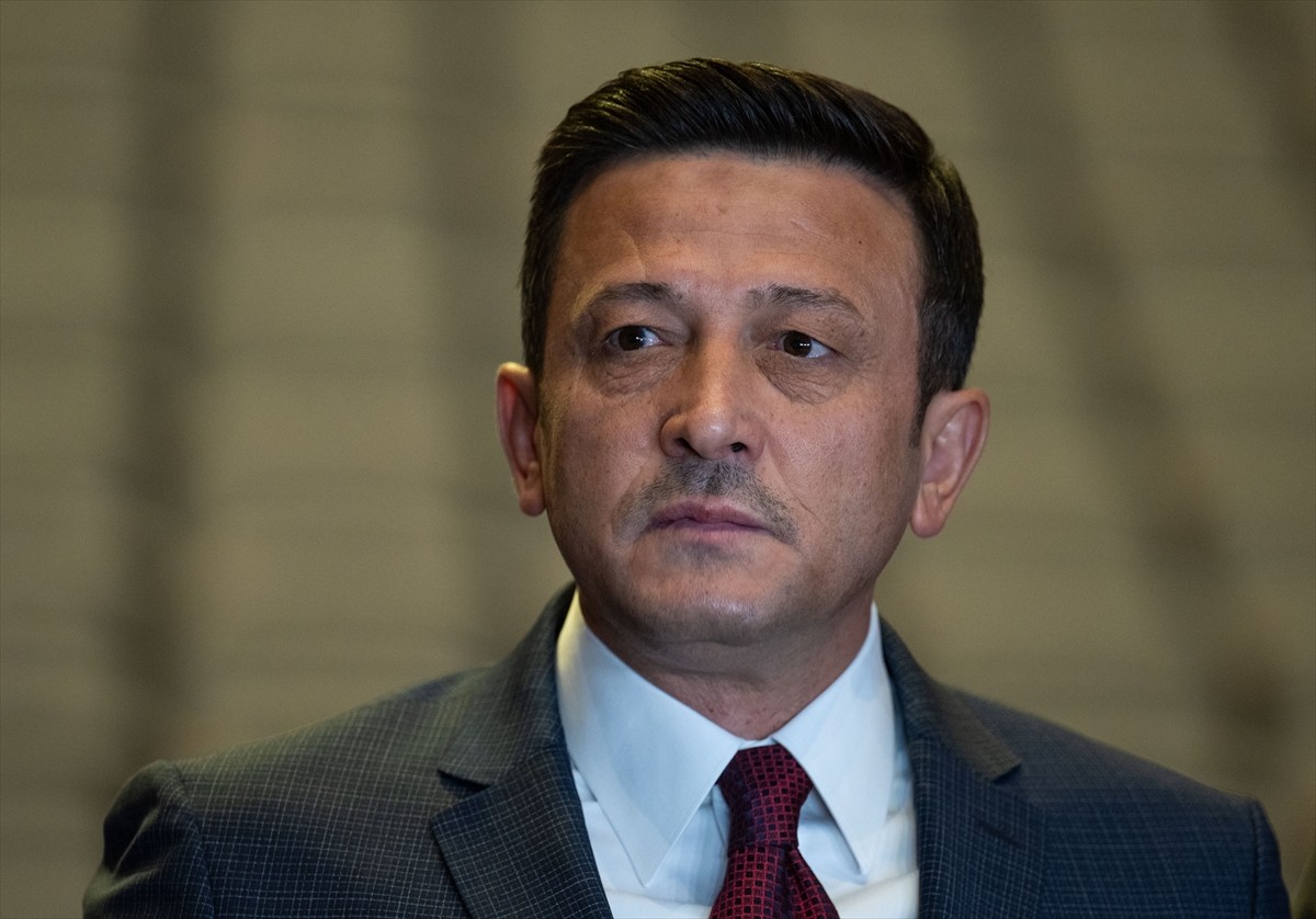 AK Parti Genel Başkan Yardımcısı Hamza Dağ (ortada), AK Parti'nin 23. Kuruluş Yıl Dönümü Programı...