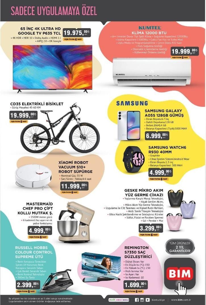 BİM'de 21 Ağustos 2024 İndirim Günleri: Çekme Karavan, Klima, Samsung Telefon, Samsung Akıllı Saat ve Yataklarda İnanılmaz Fırsatlar