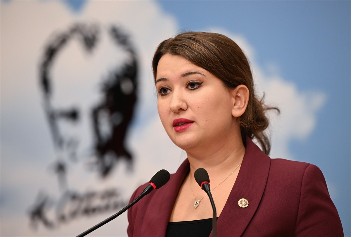 CHP Genel Başkan Yardımcısı Gökçe Gökçen, parti genel merkezinde düzenlediği basın toplantısında...
