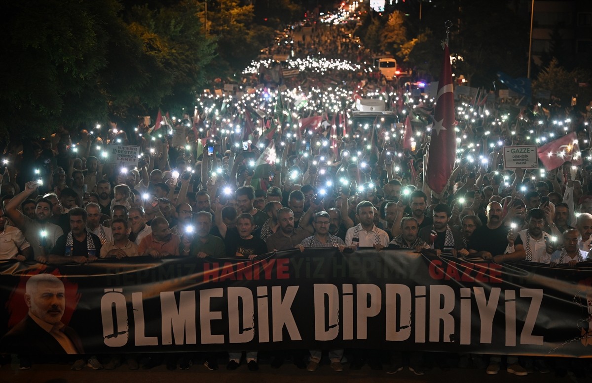 Hamas Siyasi Büro Başkanı İsmail Heniyye'nin İran'ın başkenti Tahran'da suikasta uğramadan önce...