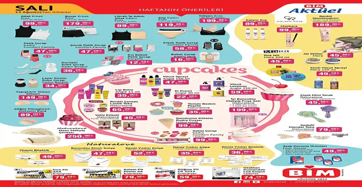 BİM 13 Ağustos 2024 Aktüel Kataloğu: Kadınlar İçin Kaçırılmaz İndirimler