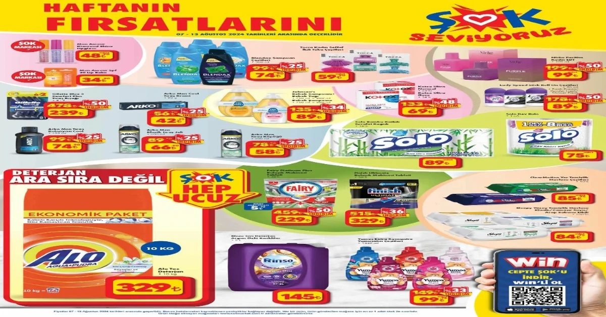 459 TL yerine 229 TL ye iniyor. Büyük market zinciri kampanyayı duyurdu! Kampanya 7 Ağustos da başlıyor.