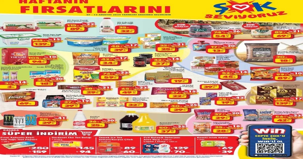 459 TL yerine 229 TL ye iniyor. Büyük market zinciri kampanyayı duyurdu! Kampanya 7 Ağustos da başlıyor.