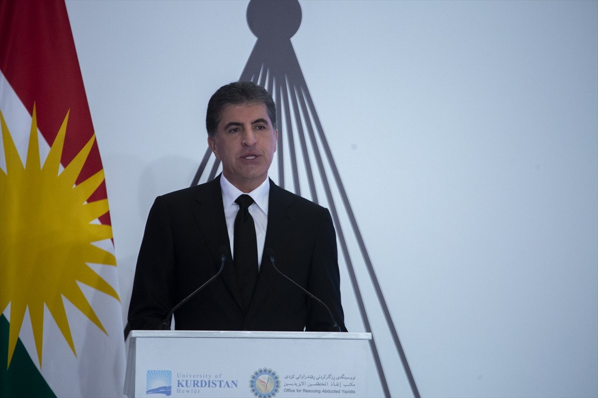 Irak Kürt Bölgesel Yönetimi (IKBY) Başkanı Neçirvan Barzani, merkezi hükümetle imzalanan "Sincar...