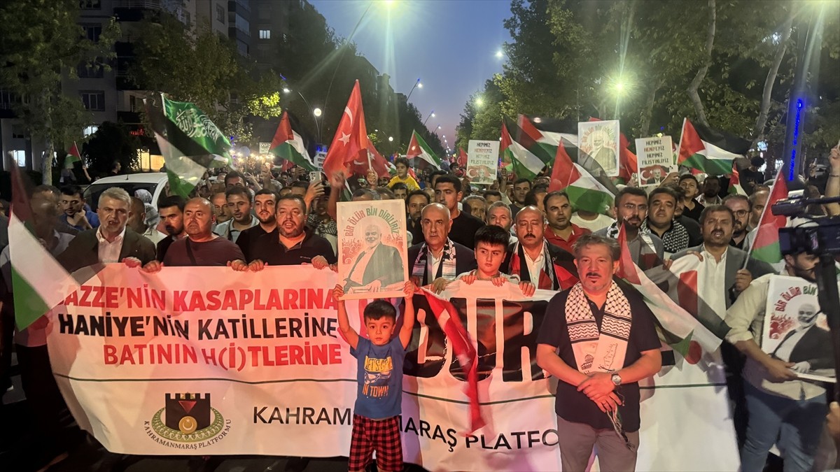 Kahramanmaraş’ta Hamas Siyasi Büro Başkanı İsmail Heniyye'nin İran'da suikasta uğraması ve...