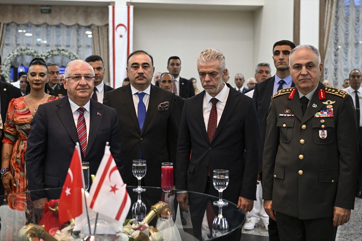 Kuzey Kıbrıs Türk Cumhuriyeti (KKTC) 1 Ağustos Toplumsal Direniş Bayramı başkent Ankara'da Gazi...