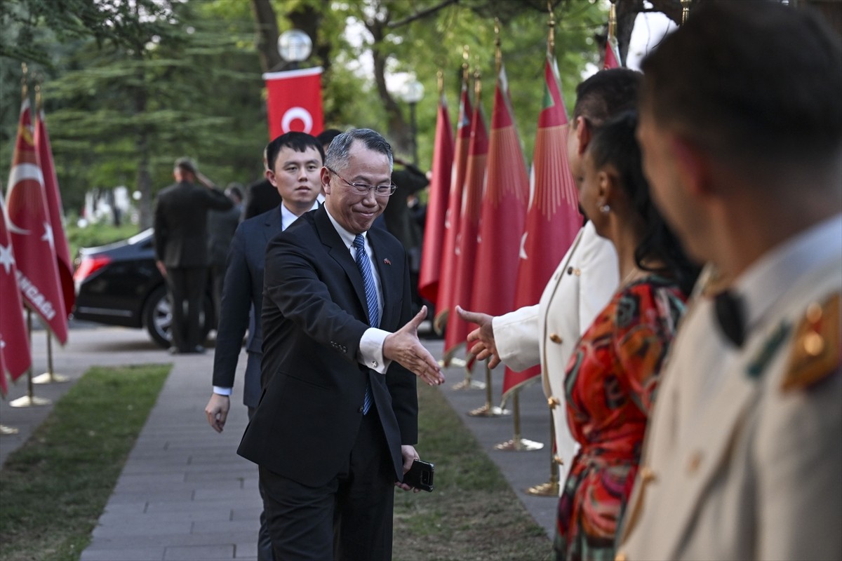 Kuzey Kıbrıs Türk Cumhuriyeti (KKTC) 1 Ağustos Toplumsal Direniş Bayramı başkent Ankara'da Gazi...